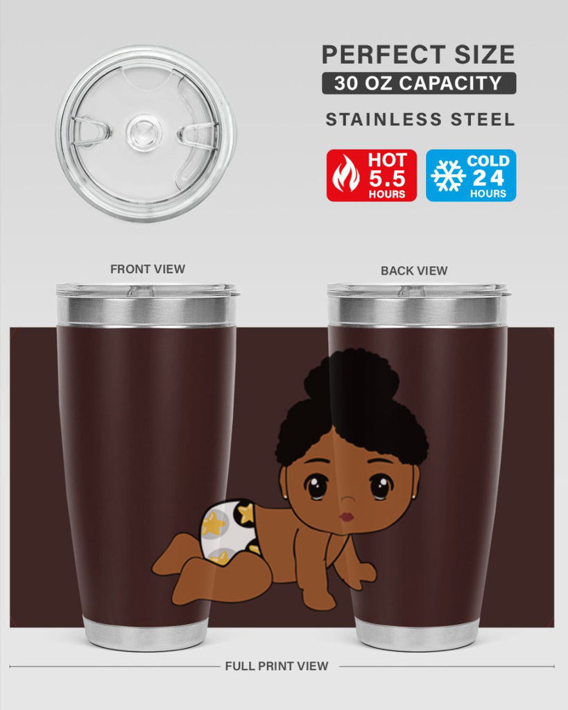 Black baby style 6#- women-girls- Tumbler