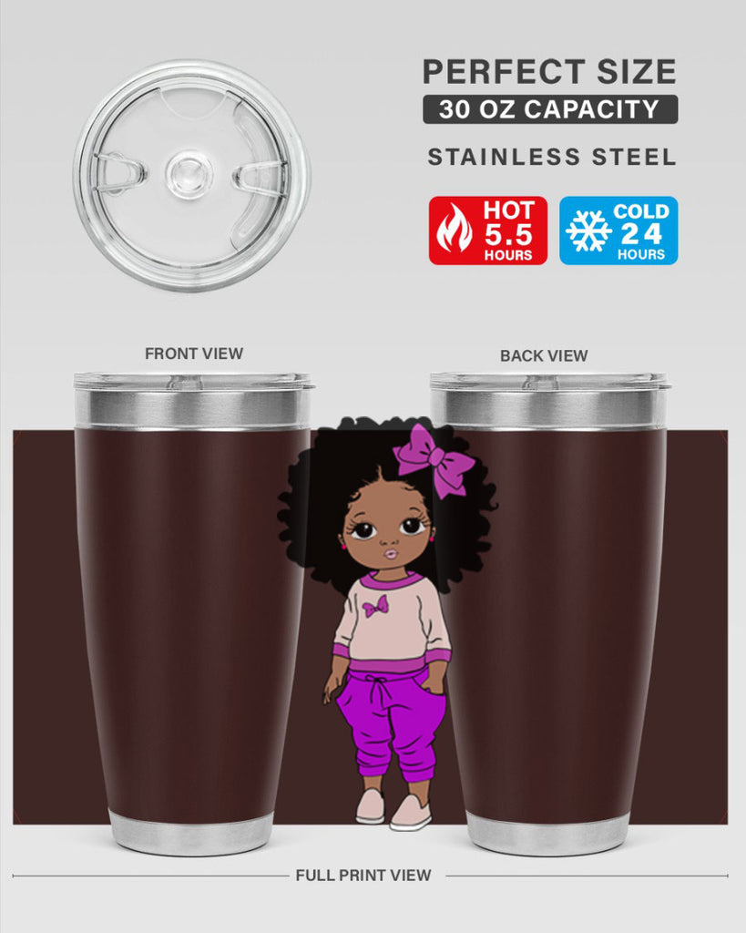 Black girl style 10#- women-girls- Tumbler