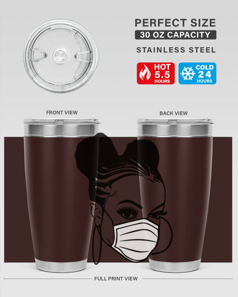 black nurse 6#- women-girls- Tumbler