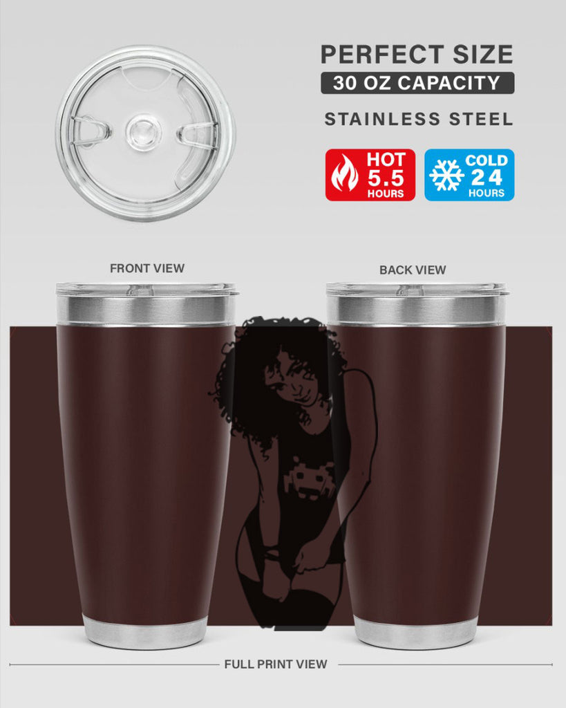 black women - queen 61#- women-girls- Tumbler