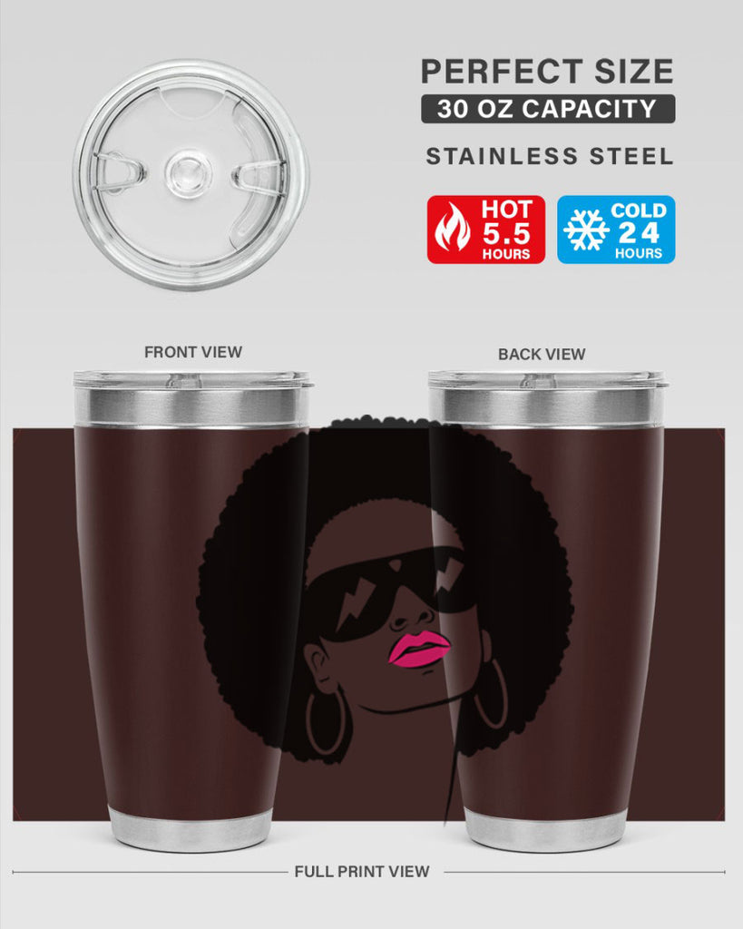black women - queen 66#- women-girls- Tumbler