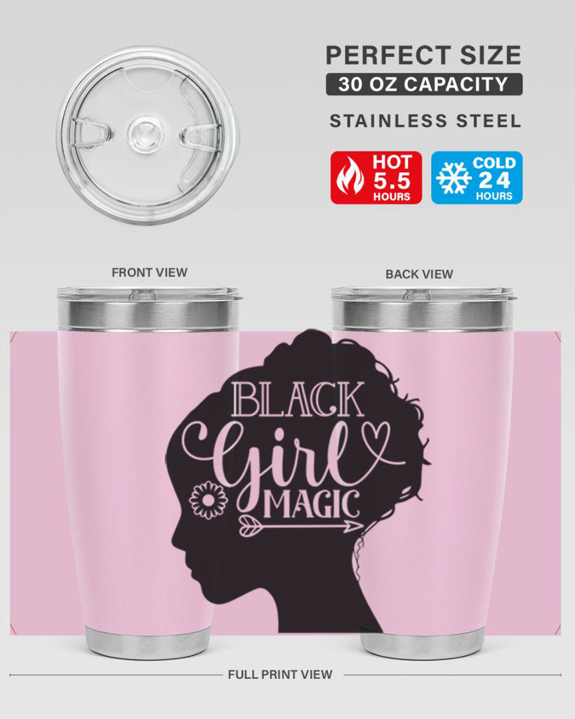 Black girl magic Style 59#- women-girls- Tumbler