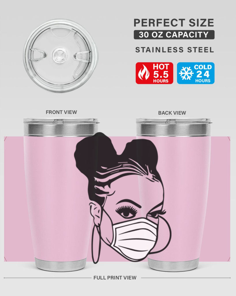 black nurse 6#- women-girls- Tumbler