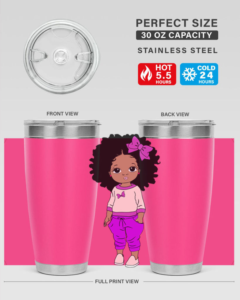 Black girl style 10#- women-girls- Tumbler