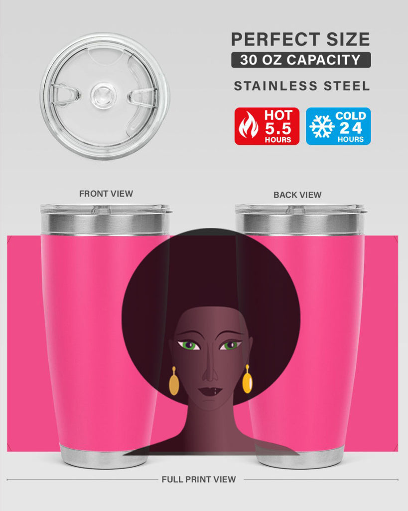 machovka black woman with green eyes 27#- women-girls- Tumbler