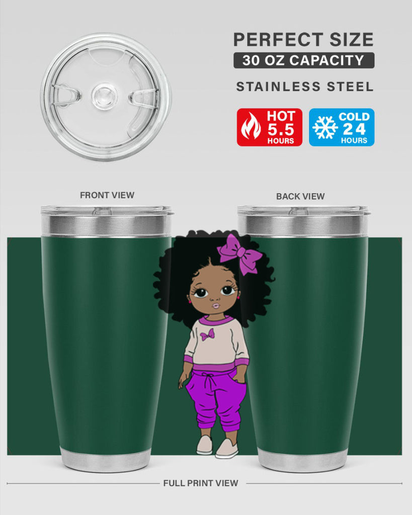 Black girl style 10#- women-girls- Tumbler