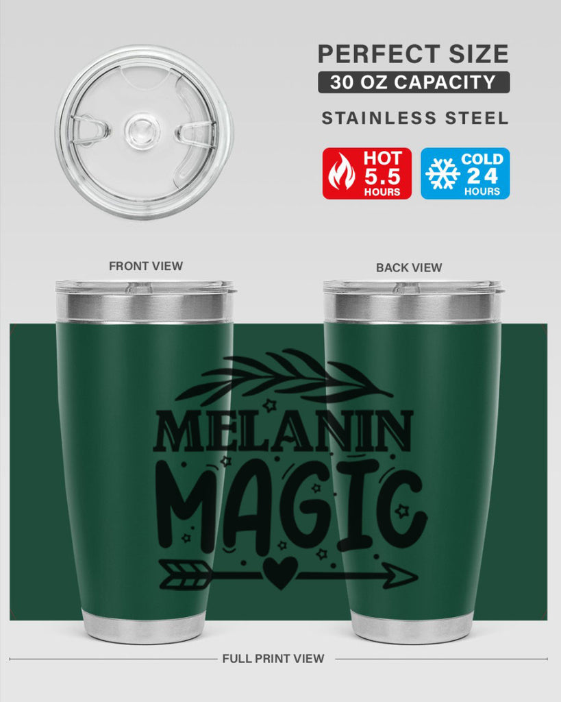 Melanin magic Style 19#- women-girls- Tumbler