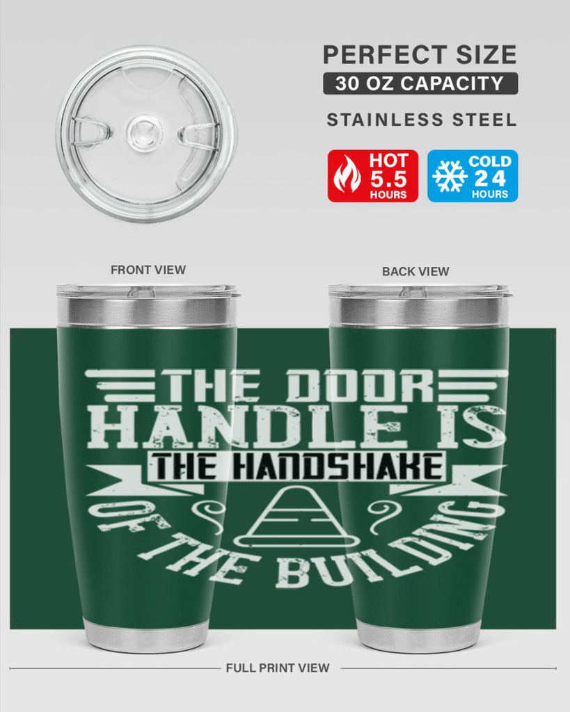 The door handle is the handshake of the building Style 14#- architect- tumbler