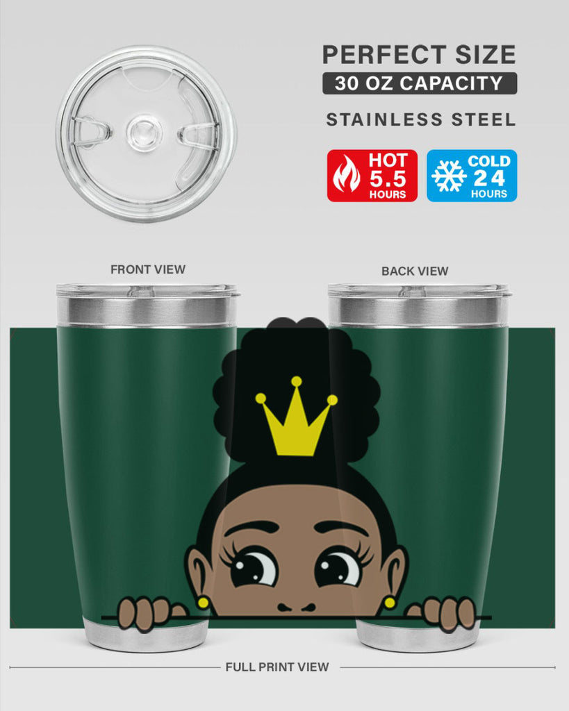 afro puff crown girl 2#- women-girls- Tumbler