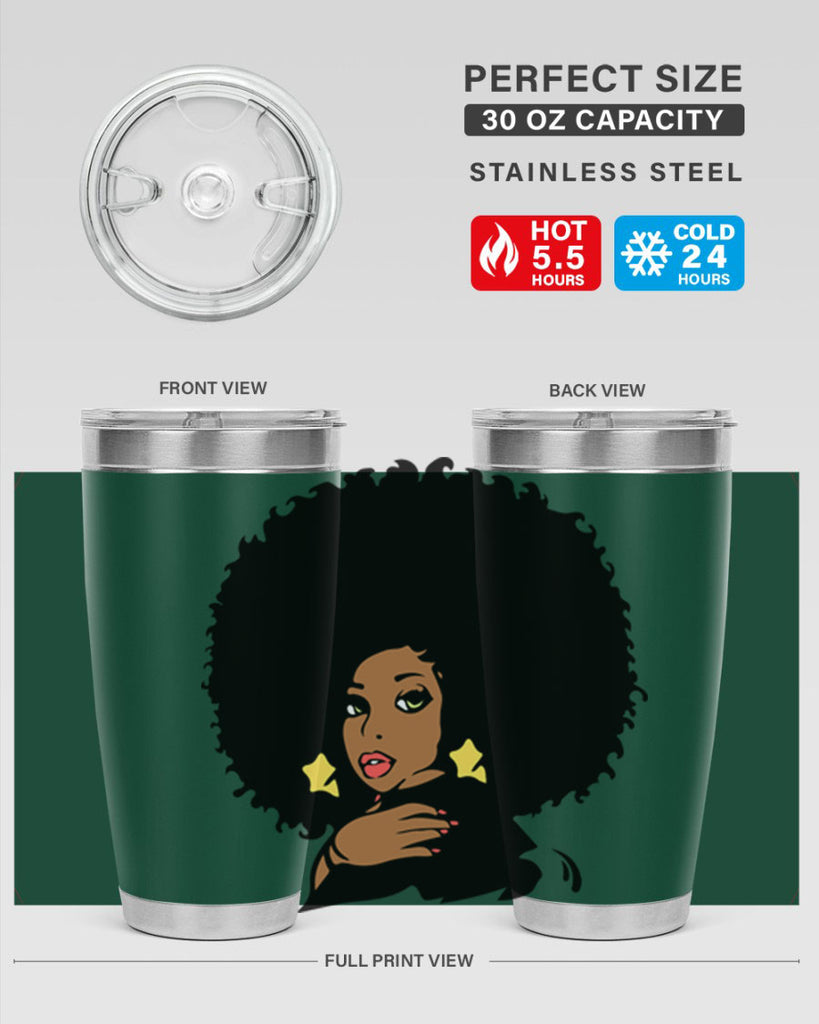 black women - queen 58#- women-girls- Tumbler