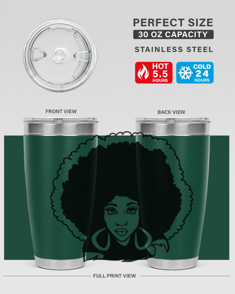 black women - queen 60#- women-girls- Tumbler