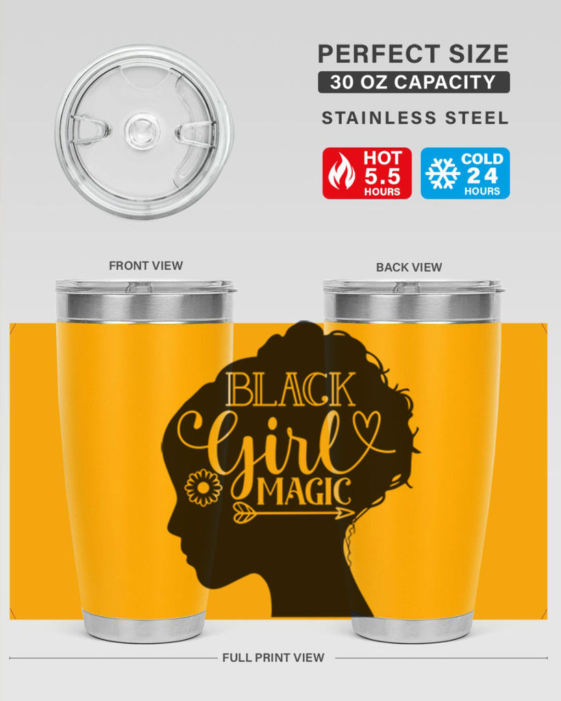 Black girl magic Style 59#- women-girls- Tumbler