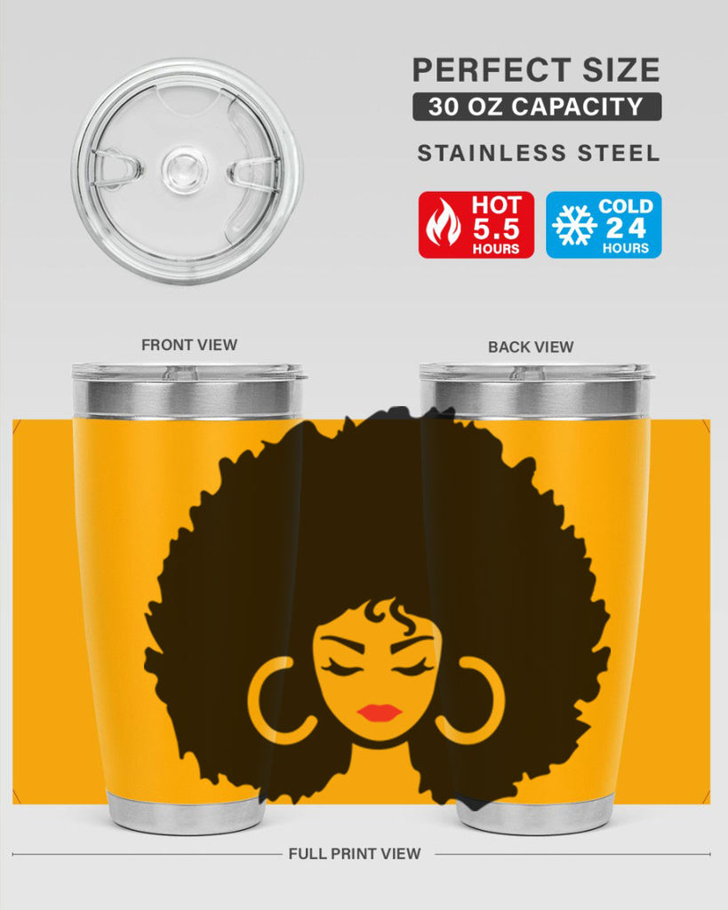 black women - queen 63#- women-girls- Tumbler