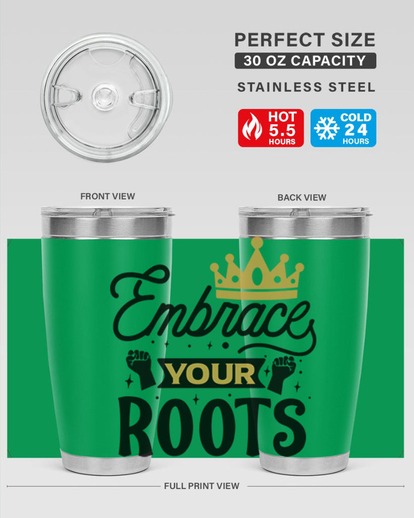 Embrace your roots Style 40#- women-girls- Tumbler