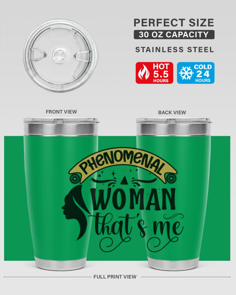 Phenomenal woman thats me Style 15#- women-girls- Tumbler