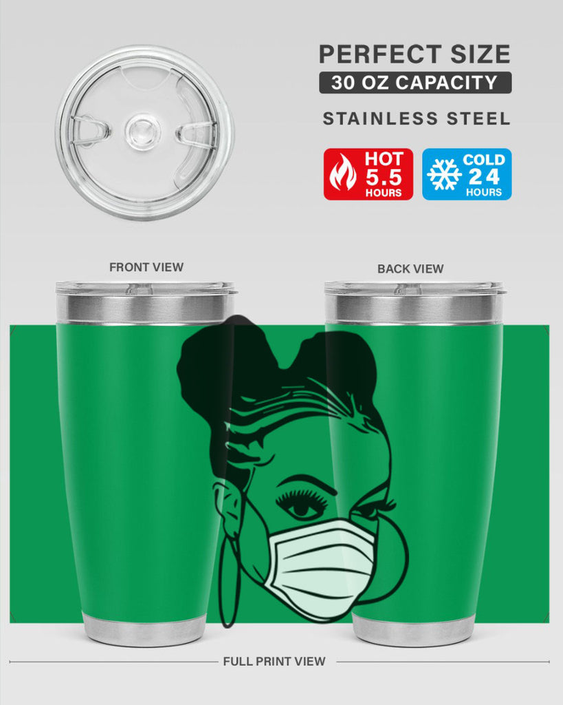 black nurse 6#- women-girls- Tumbler