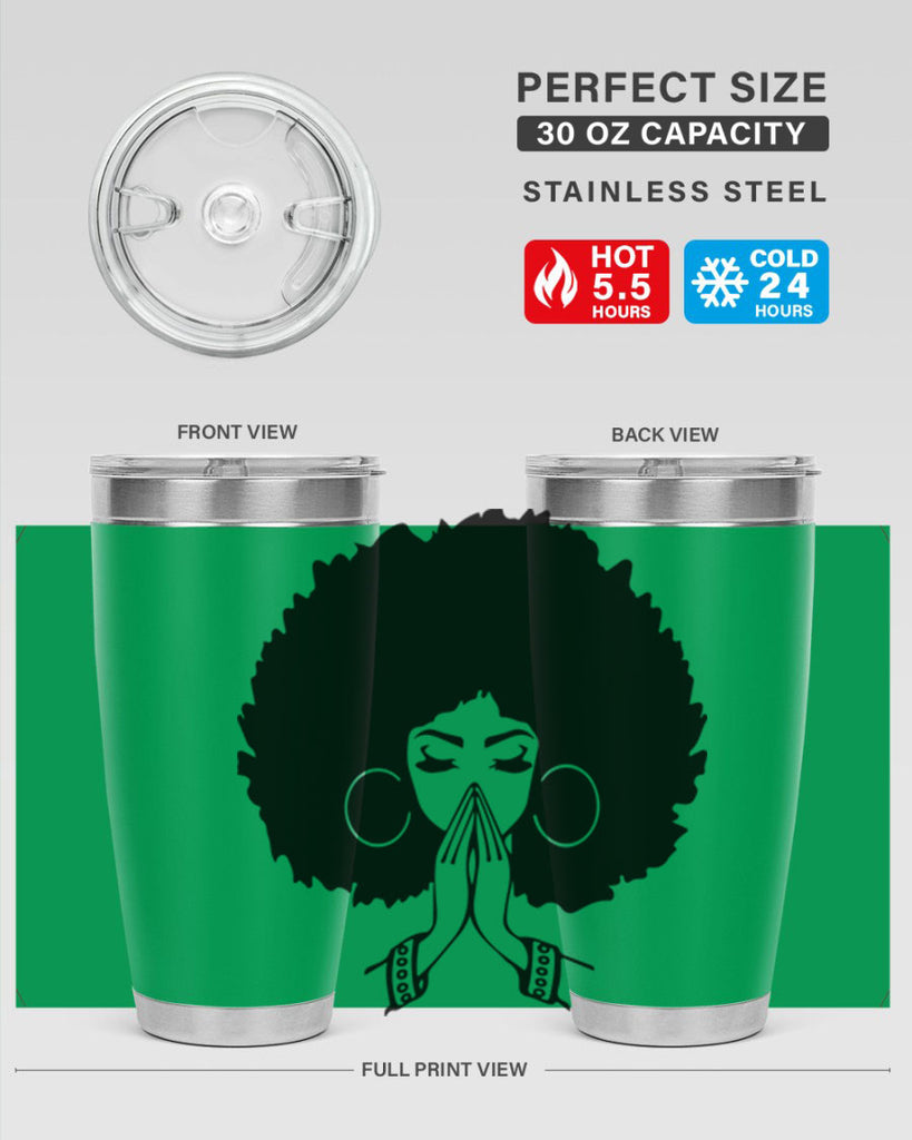 black women - queen 21#- women-girls- Tumbler