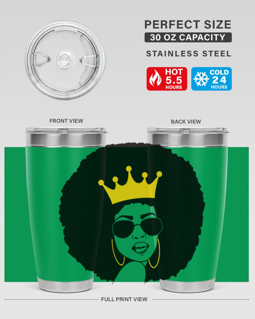 black women - queen 76#- women-girls- Tumbler