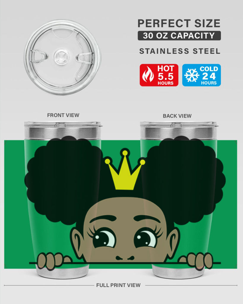 crown afro puffs 51#- women-girls- Tumbler