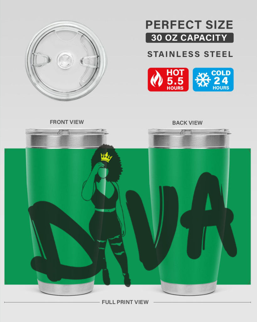 diva 6#- women-girls- Tumbler