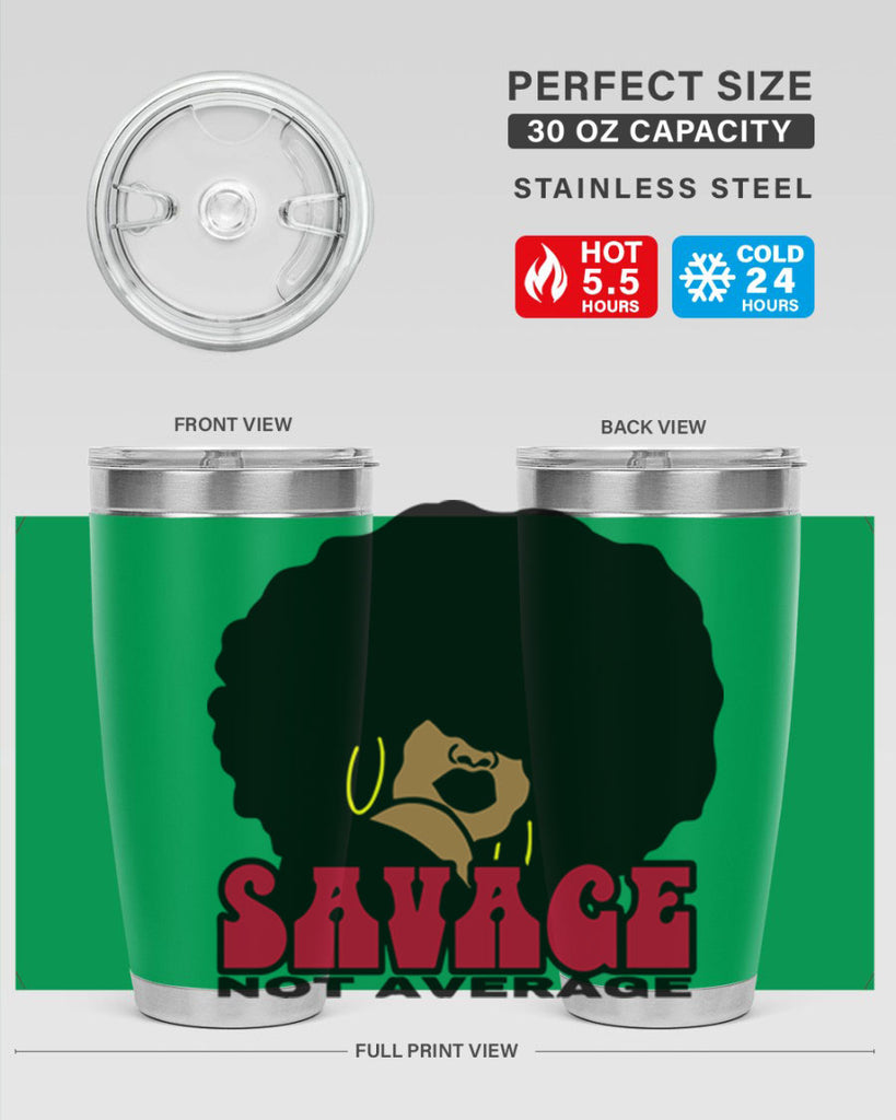 savage not average 1#- women-girls- Tumbler