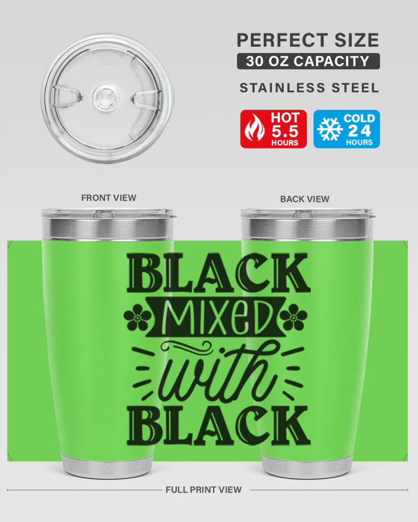 Black mixed with black Style 56#- women-girls- Tumbler