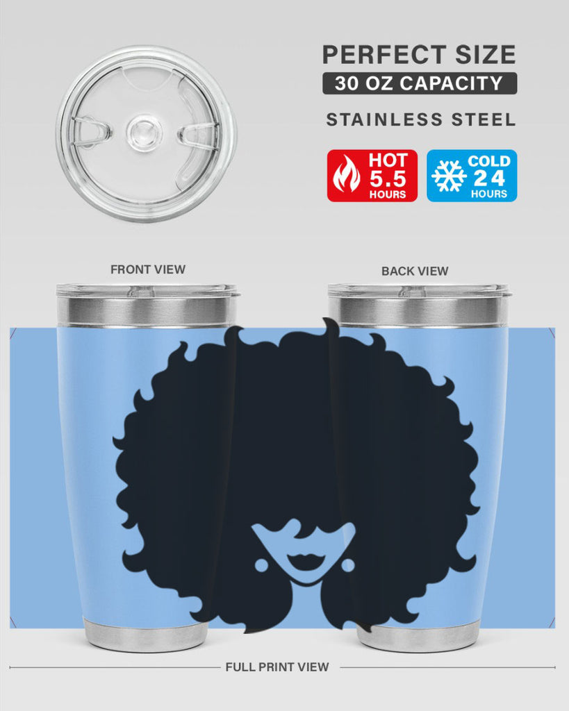 afro woman 69#- women-girls- Tumbler