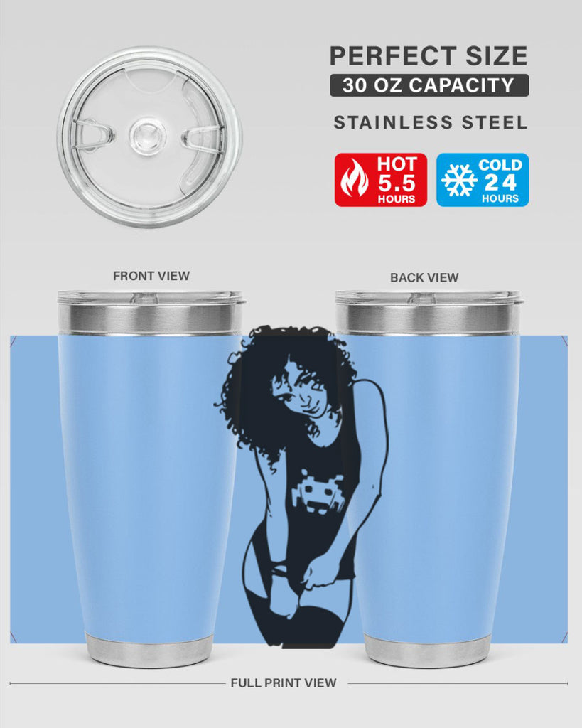 black women - queen 61#- women-girls- Tumbler