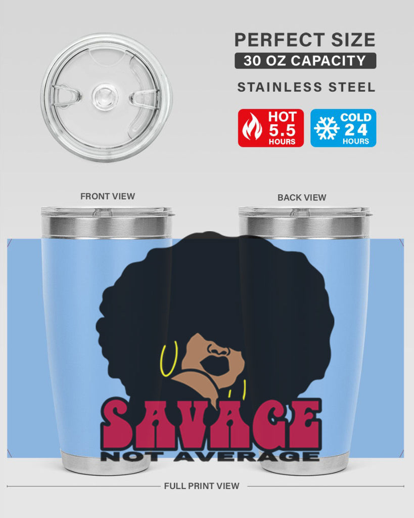 savage not average 1#- women-girls- Tumbler