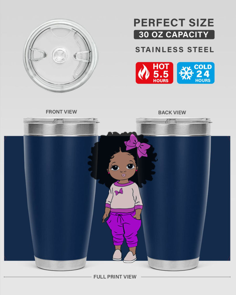 Black girl style 10#- women-girls- Tumbler