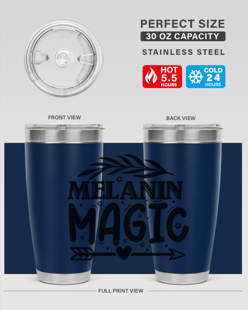 Melanin magic Style 19#- women-girls- Tumbler
