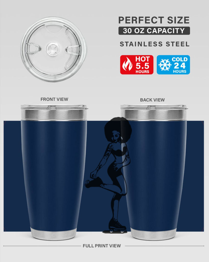 black women - queen 62#- women-girls- Tumbler