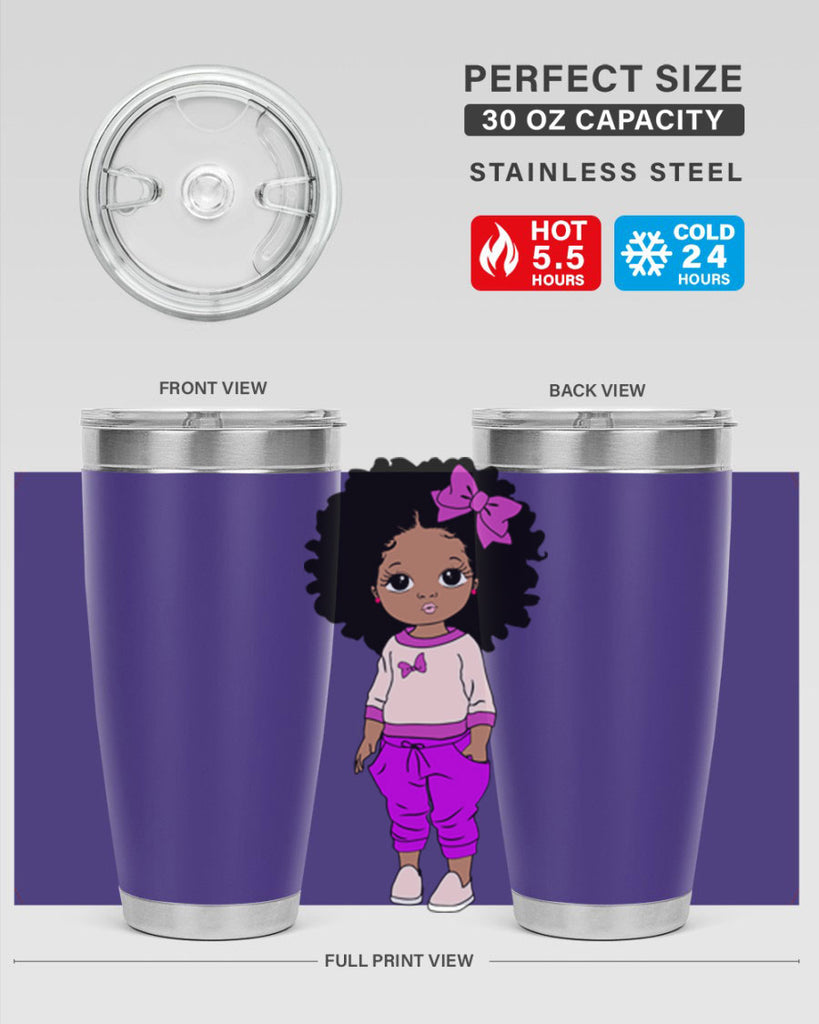 Black girl style 10#- women-girls- Tumbler