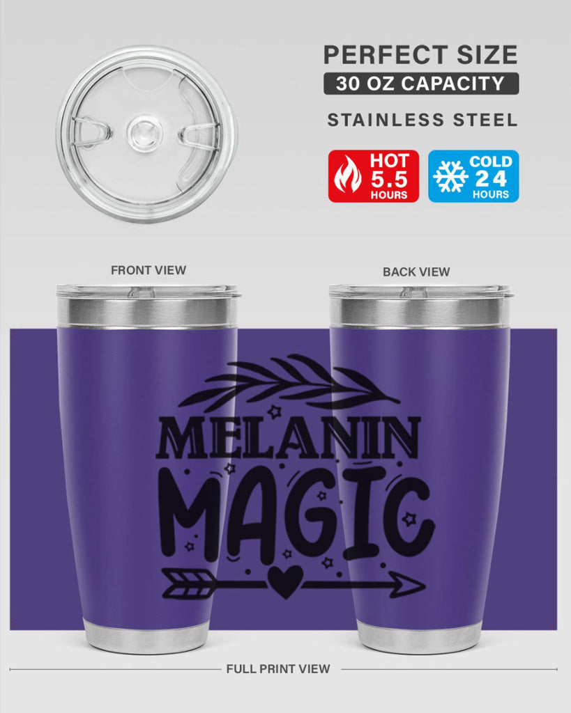 Melanin magic Style 19#- women-girls- Tumbler