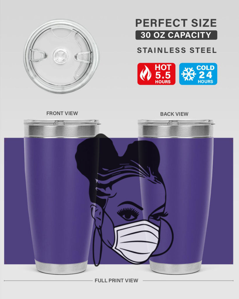 black nurse 6#- women-girls- Tumbler