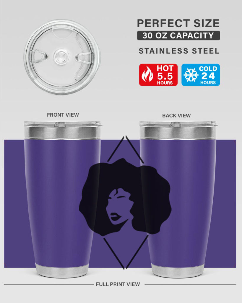 black women - queen 25#- women-girls- Tumbler