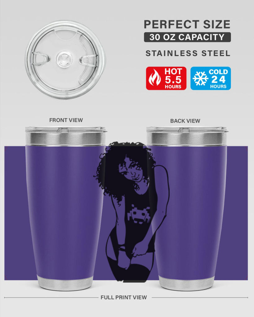 black women - queen 61#- women-girls- Tumbler