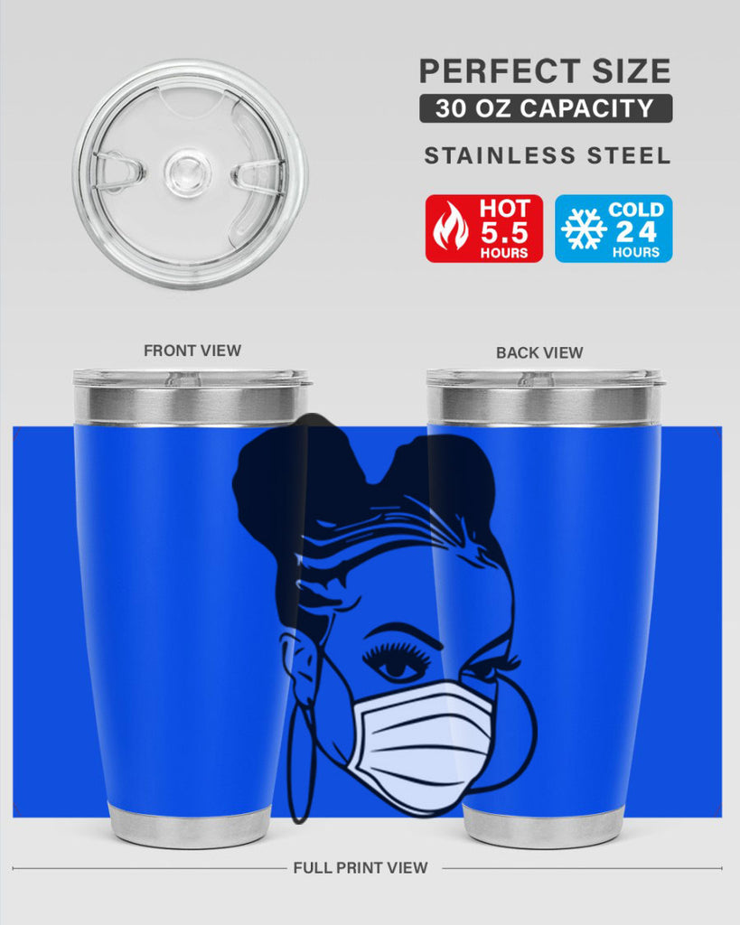 black nurse 6#- women-girls- Tumbler