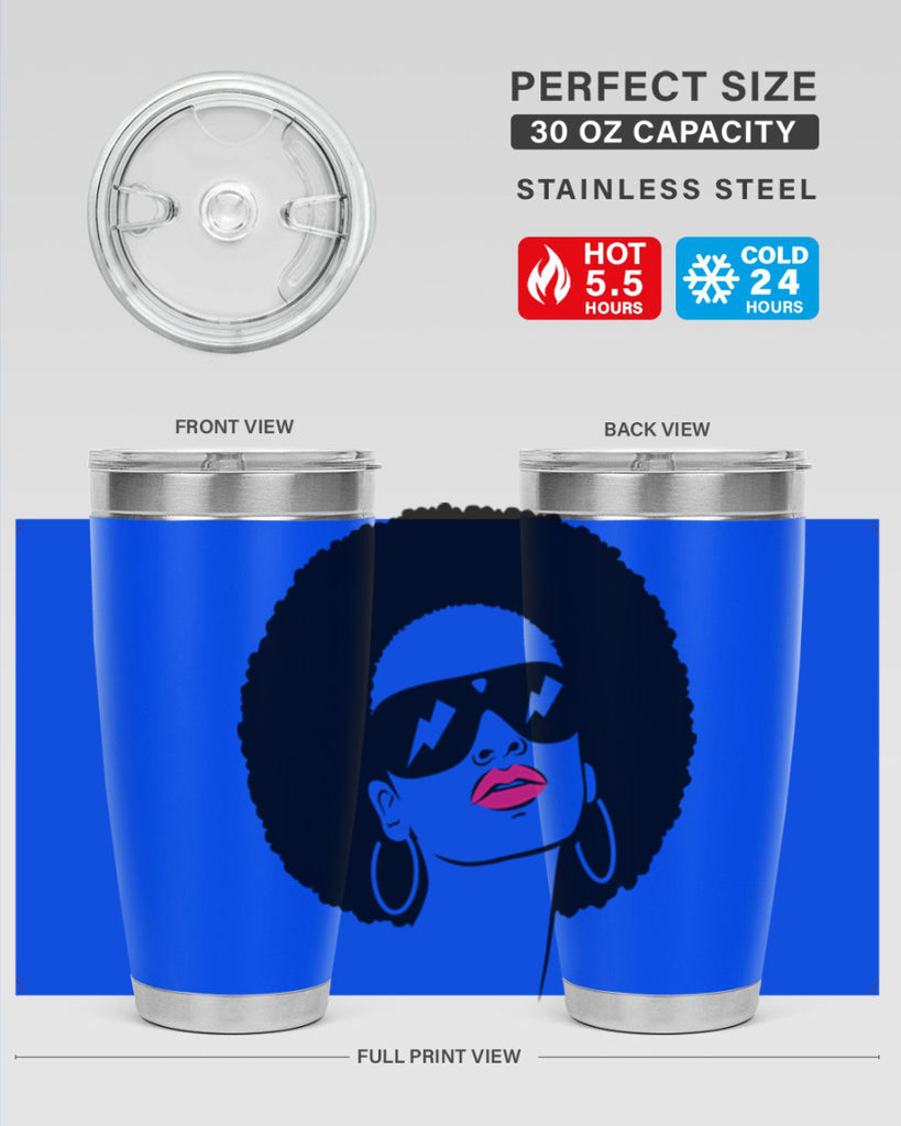 black women - queen 66#- women-girls- Tumbler
