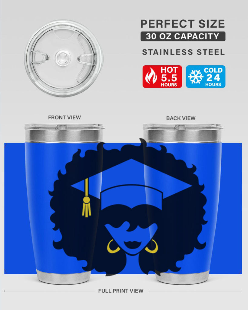 grad black woman 33#- women-girls- Tumbler