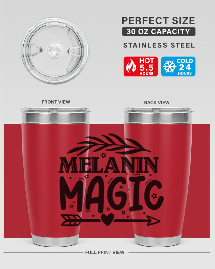 Melanin magic Style 19#- women-girls- Tumbler