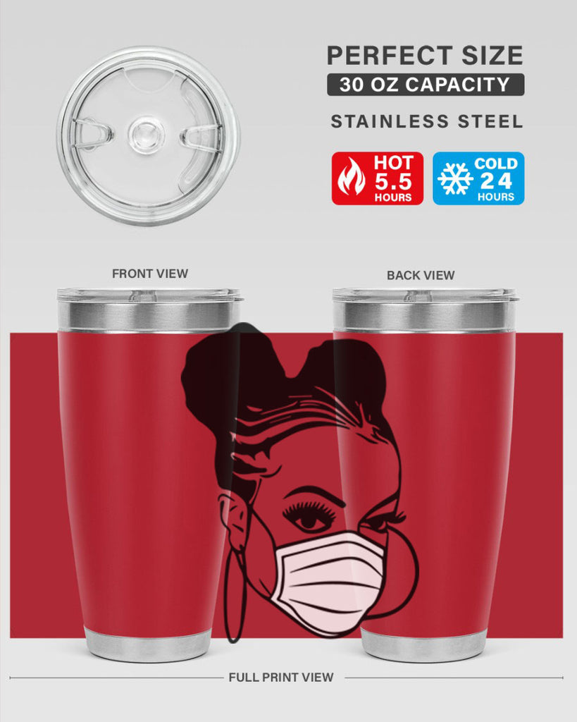 black nurse 6#- women-girls- Tumbler