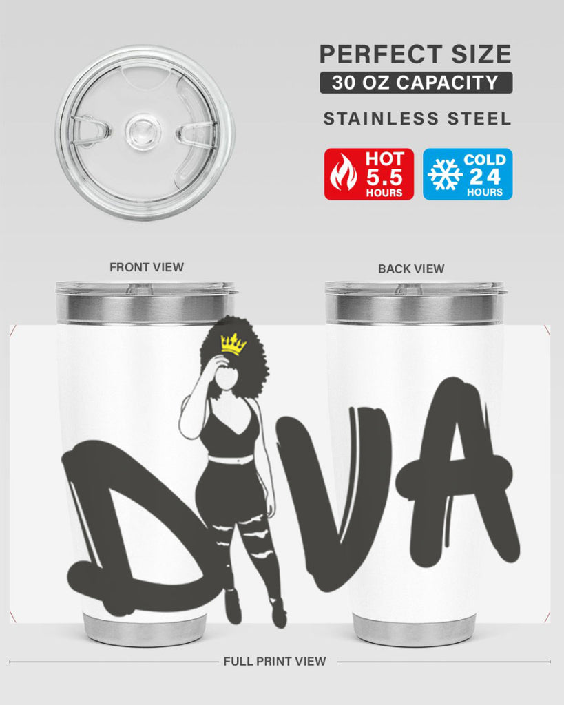 diva 6#- women-girls- Tumbler