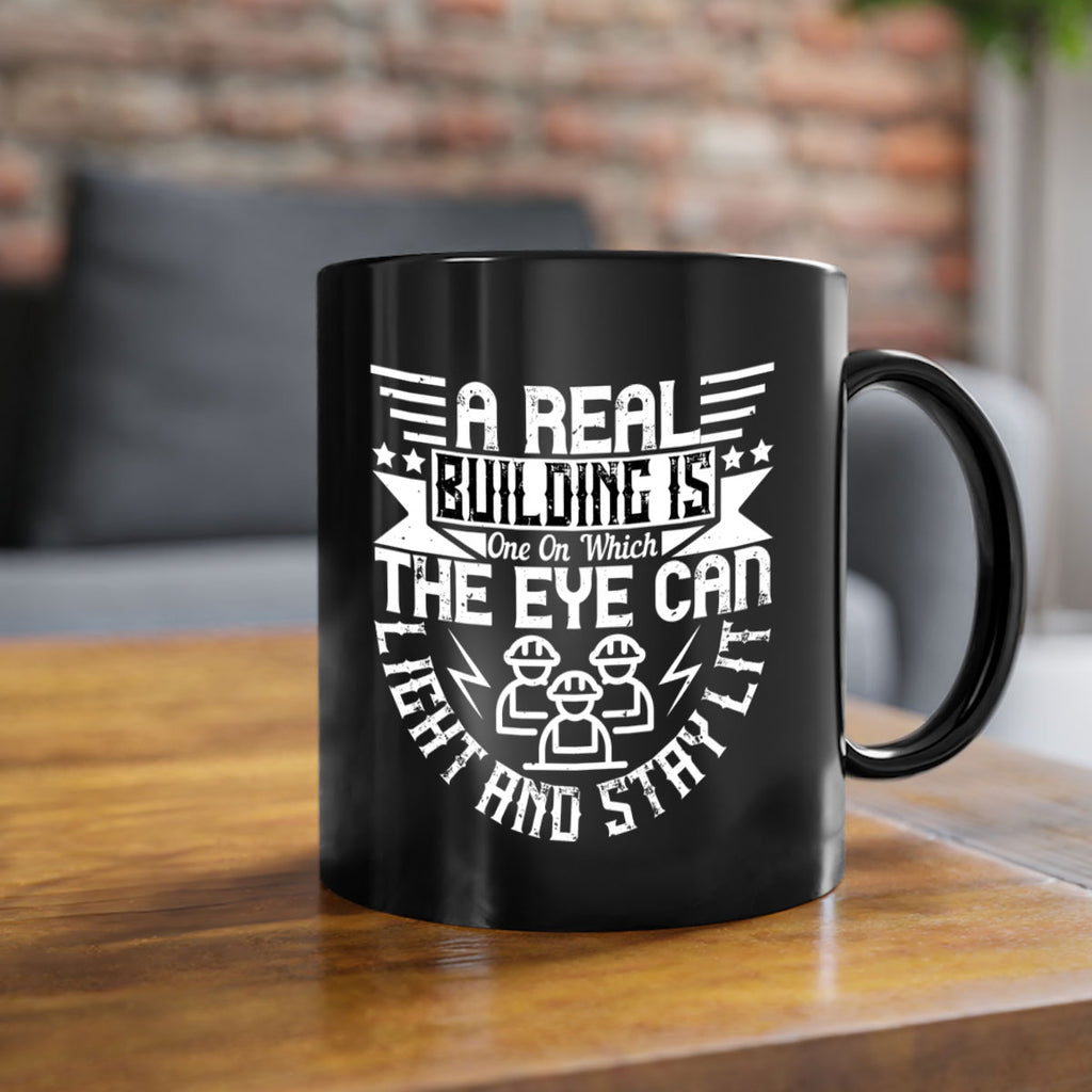 A real building is one on which the eye can light and stay lit Style 17#- Architect-Mug / Coffee Cup