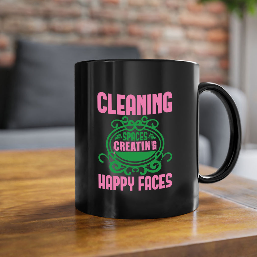 Cleaning spaces creating happy faces Style 41#- cleaner-Mug / Coffee Cup