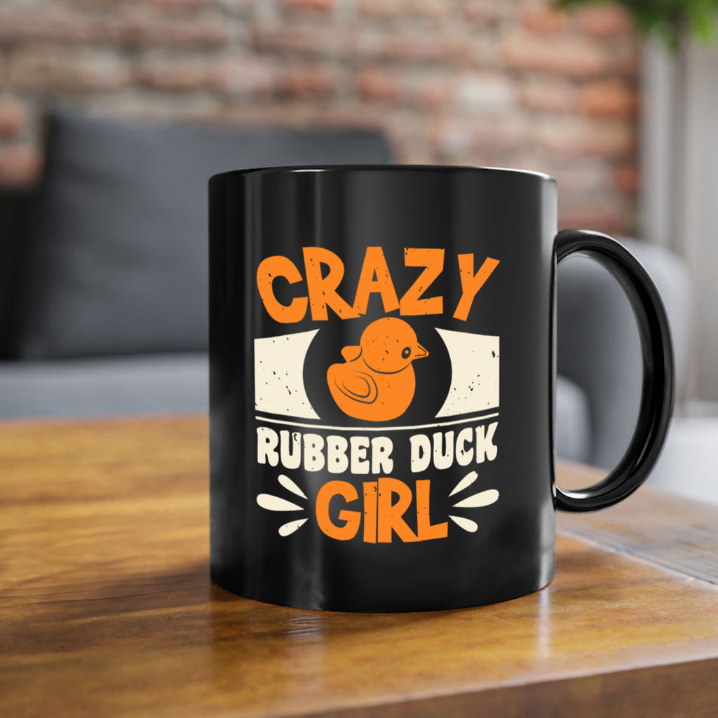 Crazy Rubber Duck Girl Style 4#- duck-Mug / Coffee Cup