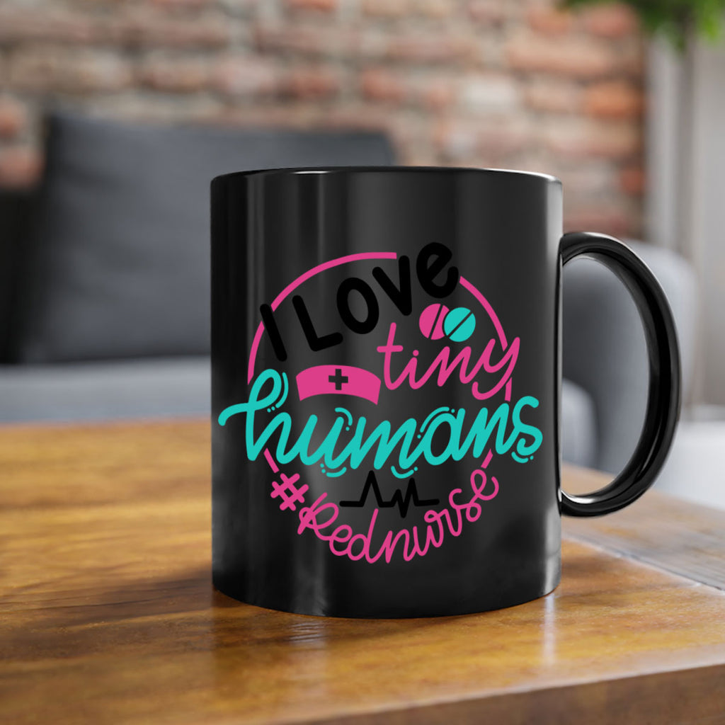 I Love Tiny Humans Red Nurse Style Style 167#- nurse-Mug / Coffee Cup