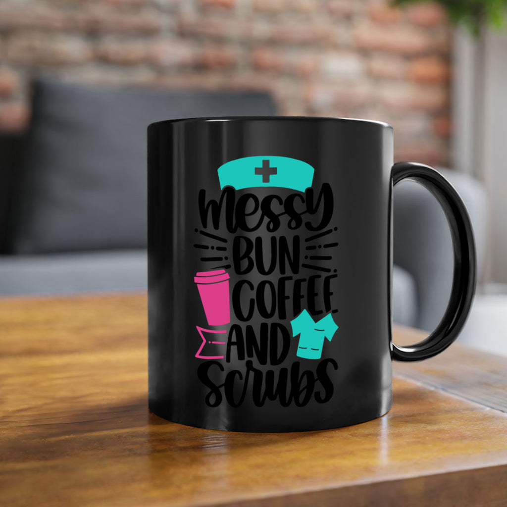 Messy Bun Coffee And Style Style 131#- nurse-Mug / Coffee Cup