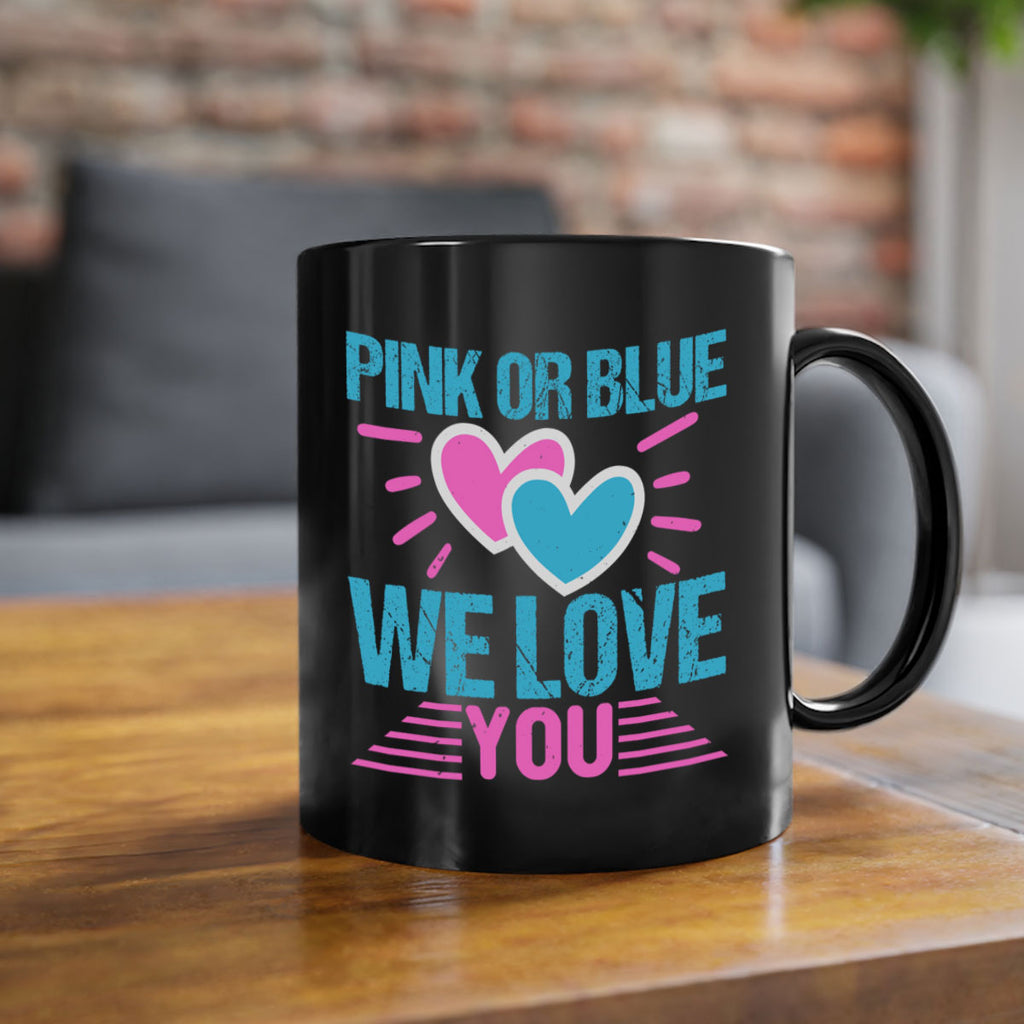 Pink or Blue we love you Style 177#- baby2-Mug / Coffee Cup