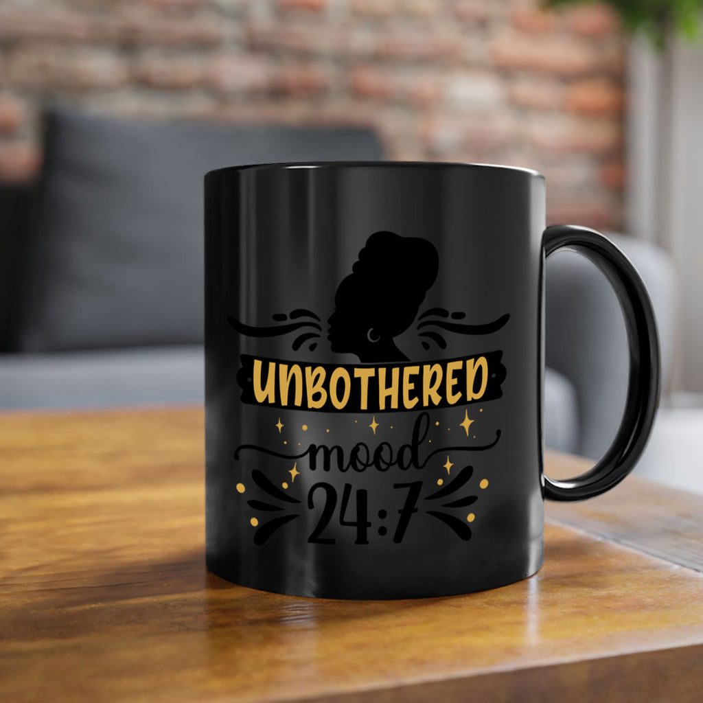 Unbothered mood Style 2#- Black women - Girls-Mug / Coffee Cup